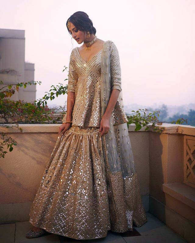 kurta style lehenga