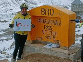 This Bihar Cyclist Creates Record By Cycling To the Highest Motorable Road