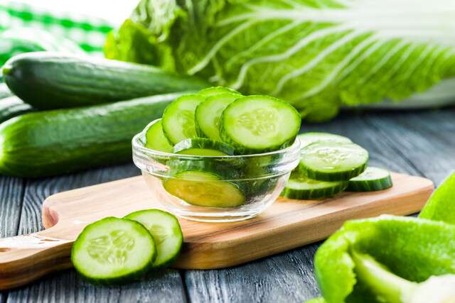Using Cucumber on Face To Remove Spots