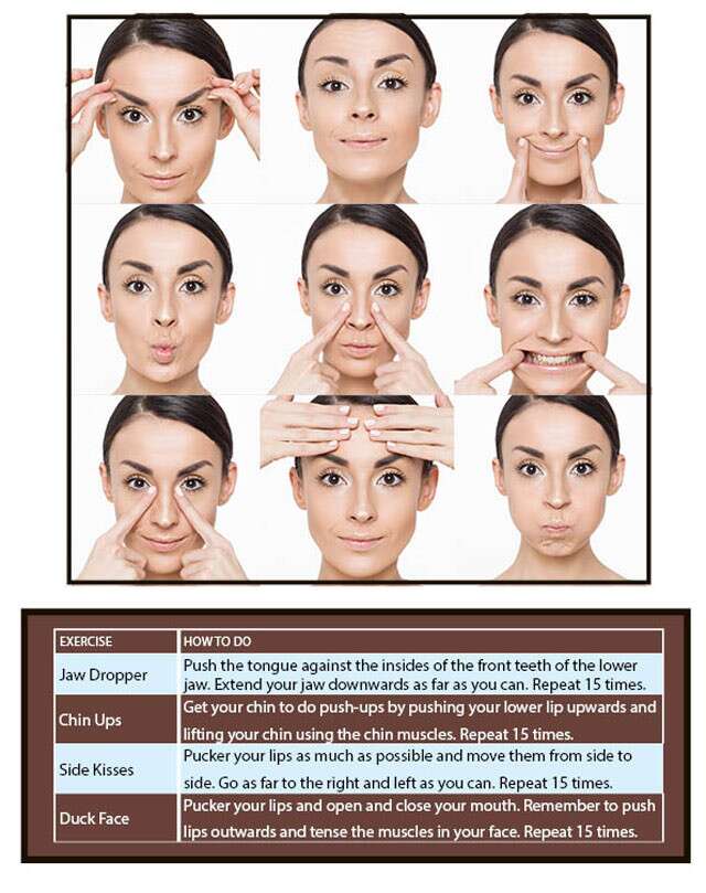 Face Yoga Exercises To Help You Achieve A More Chiselled Jawline