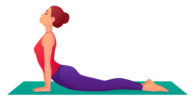 Cobra Yoga Pose (Bhujangasana) For Sciatica Pain Relief.