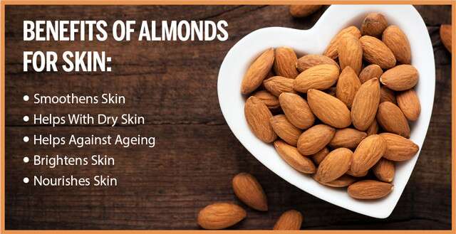 Almonds Skin Benefits  