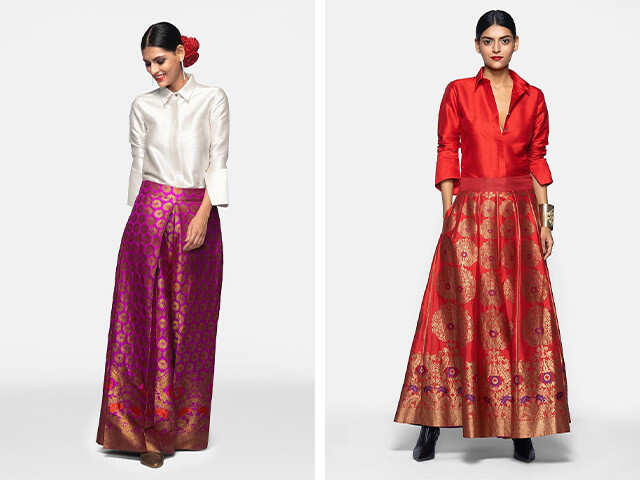 Ethnic skirts hotsell for wedding