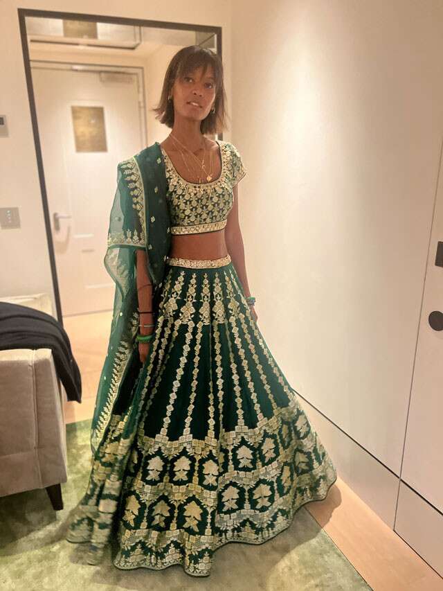 Liya Kebede's Wispy Green Lehenga Is Dreamy and Perfect for the Summers |  Femina.in