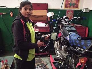 Meet Mechanic Indravati And Her Passion For Motorbikes