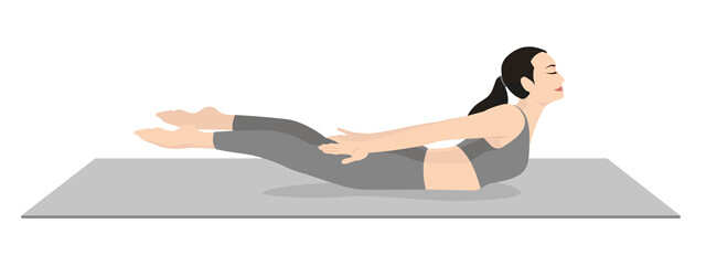 Locust Pose (Salabhasana) For Sciatica