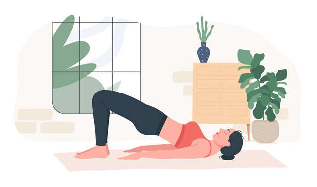 Bridge Pose (Setu Bandha Sarvangasana) For Sciatica