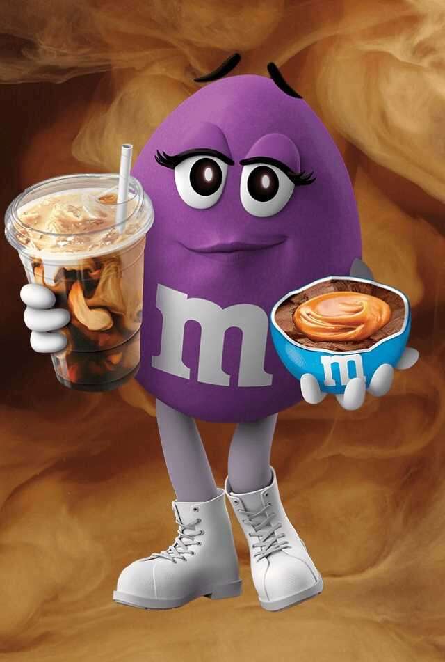 Mandms Have Gone Purple For Inclusivity And Caramel Cold Brew Is Coming