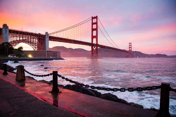 Best loved monuments - Golden Gate Bridge, USA