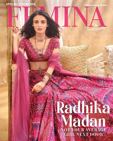 radhika madan lehenga