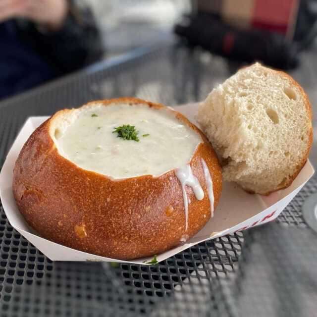 Eat and drink in San Francisco - Boudin Sourdough bread bowl
