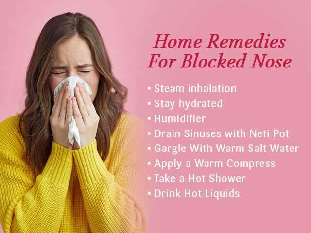 home remedies for blocked nose