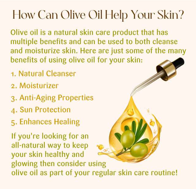 Olive oil benefits for skin