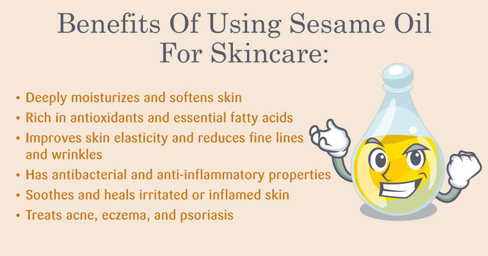 11 Proven Benefits of Sesame Oil For Skin Care Femina.in