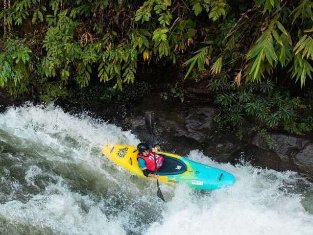 Megha Kayak Festival -  on the raging river
