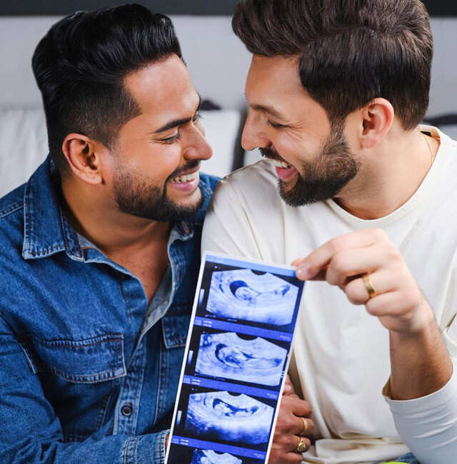 See Pics Same Sex Couples Paternity Shoot Goes Viral 8185