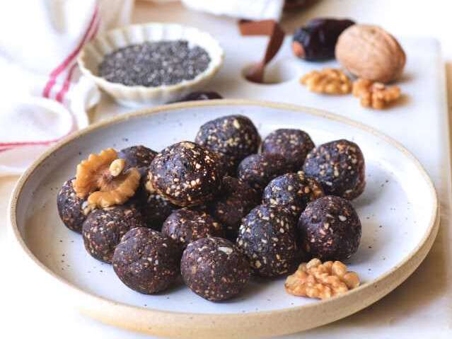 Makar Sankranti recipes - Walnut Chia Ladoos