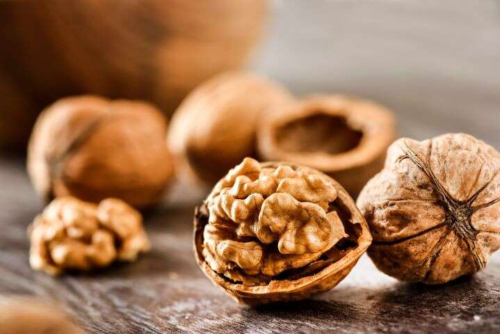Eat to ease period blues - walnuts for Omega 3 fatty acids