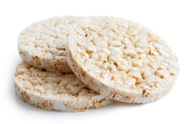 Gluten free snacks - rice crackers