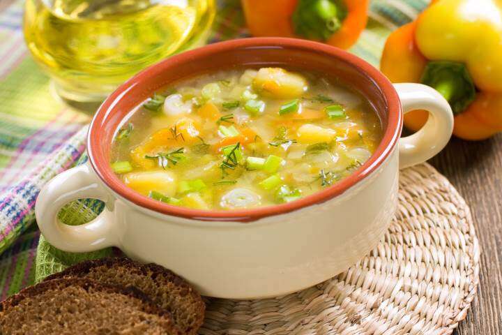 Monday reset rules - vegetable soup