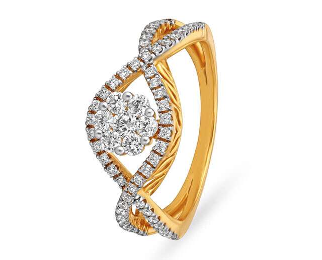 Designer 1ct Engagement Ring With Tanishq Platinum Rings Plating Perfect  Valentines Day Gift For Women White, Golden, Pink, And Moissanite M17A From  Dongweiya688, $30.25 | DHgate.Com