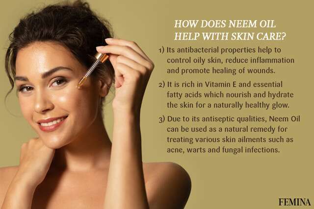 Neem Oil helps treat certain skin conditions