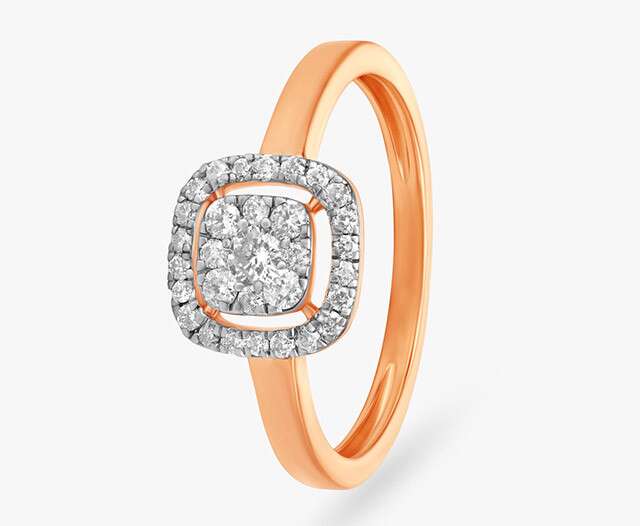 Jewelleries Online: Tanishq Diamond Ring-demhanvico.com.vn