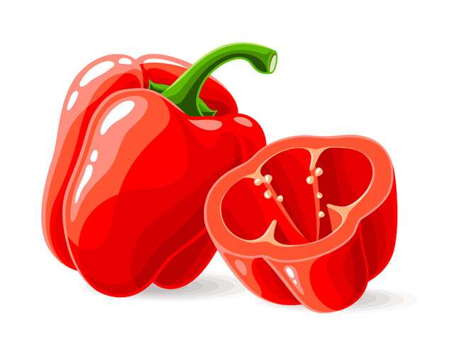 Foods Rich in in Vitamin E - Red Bell Peppers