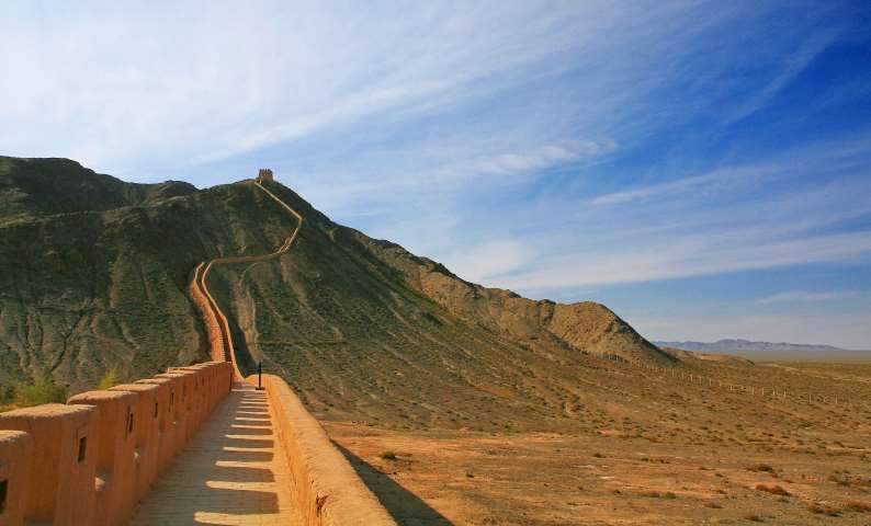 New attractions in China - little explored parts of the Great Wall of China can now be discovered