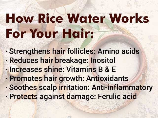 rice water for hair