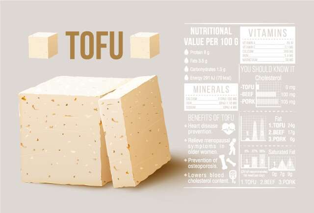 Tofu is a High Protein vegan food