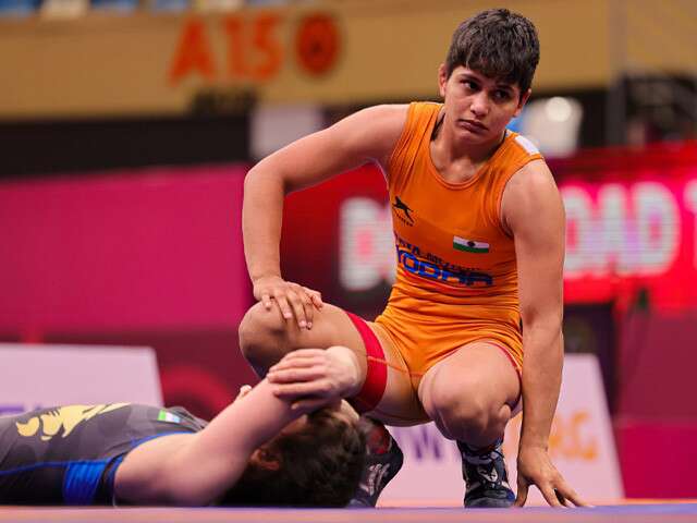 Antim Panghal Wins Wrestling Worlds Bronze Medal, Secures Olympic Berth