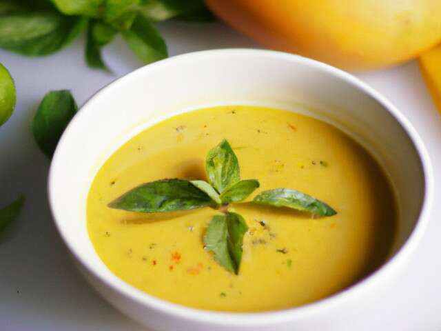 Eat With The Season: Chilled Mango Basil Soup