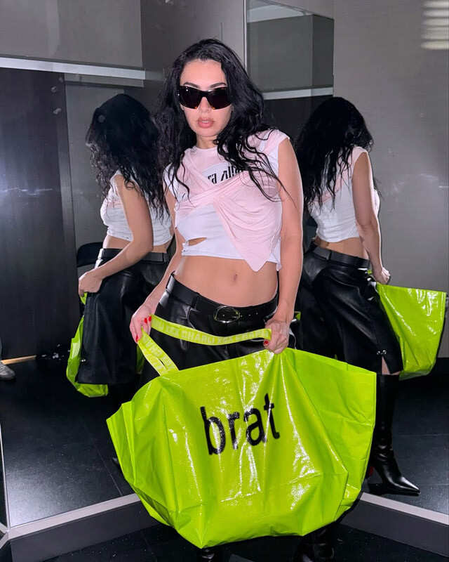 Charli XCX made acidulous green famous