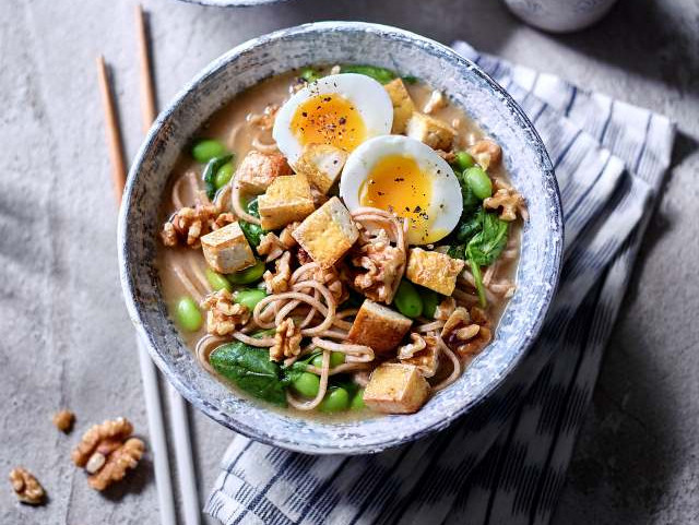 Try Something Different: Miso Tofu Noodle Bowls