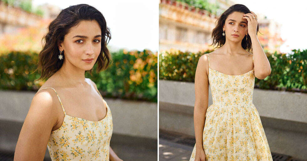 Alia bhatt in floral dress hotsell