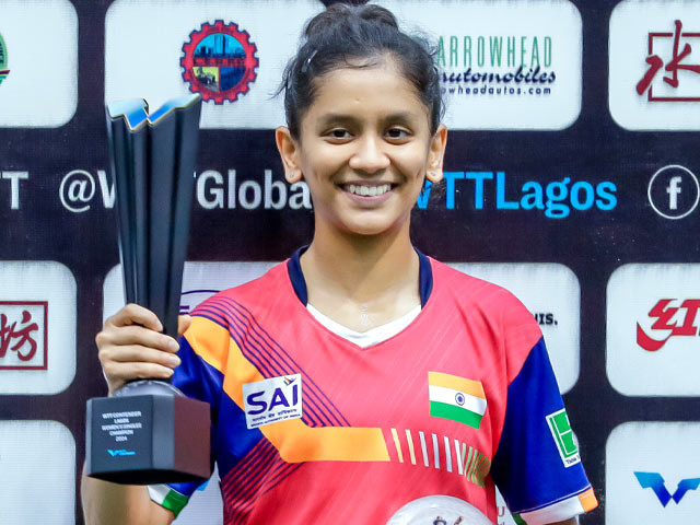 Sreeja Akula Triumphs In WTT Contender Lagos Singles And Doubles!