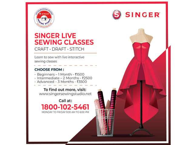 Singer India’s NEW Live Sewing Masterclass: A Must for Entrepreneurs!