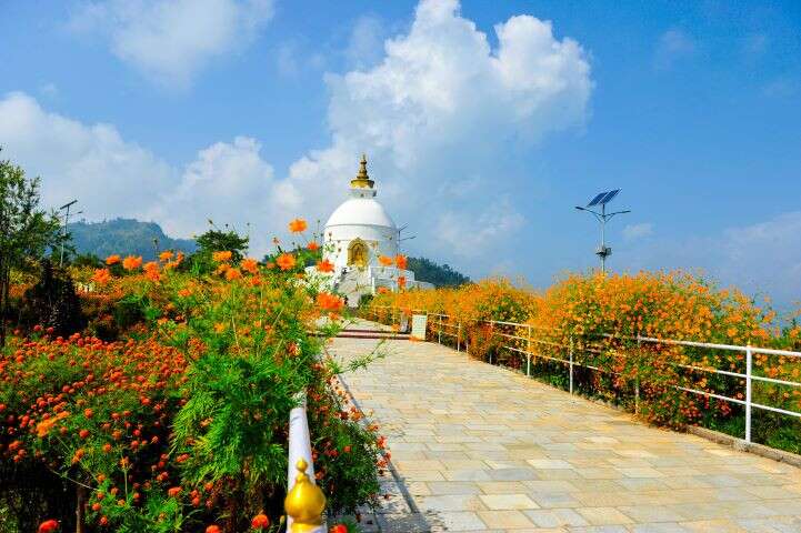 Pokhara is the tourism capital of Nepal - World Peace Pagoda