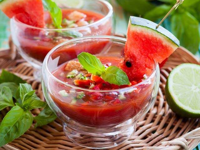 Stay Cool With Watermelon Gazpacho