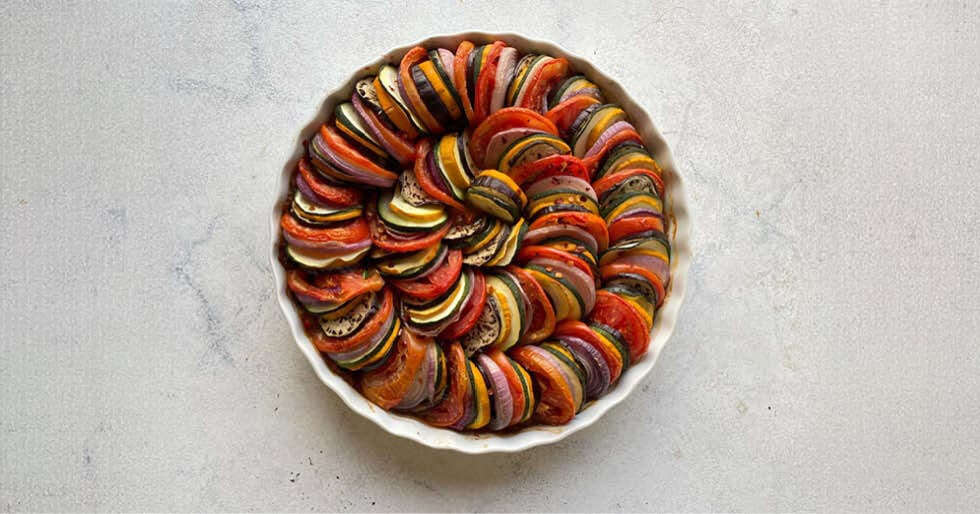 Brunch Without Borders With Karishma Mehta: Ratatouille In A Red Bell ...