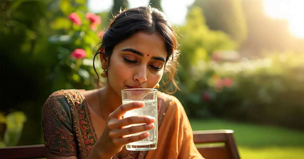 Trinken Sie nicht genug Wasser? Ihre Haut könnte schneller altern als Sie ...