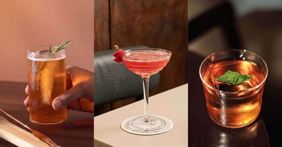 Drei einfache Cocktails, dreifacher Spaß! Probieren Sie sie mit Freunden ...
