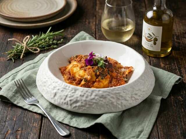 BaaMee'sThree Cheese Ravioli is perfect to get your fix on World Pasta Day