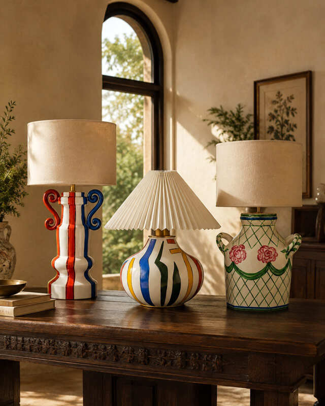 Floral Lamp: Bent Collective