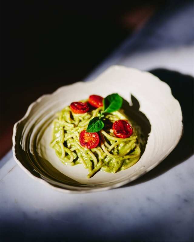 Call Me Sofia's Spaghetti alla Genovese is perfect to get your fix on World Pasta Day