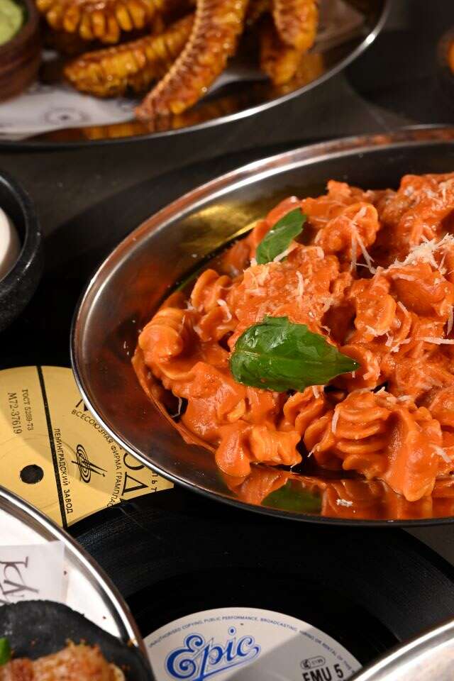 Papi's Radiatori in Spicy Vodka Sauce is perfect to get your fix on World Pasta Day