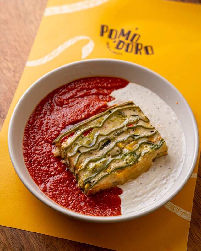 Pomodoro's Lasagna Verde is perfect to get your fix on World Pasta Day