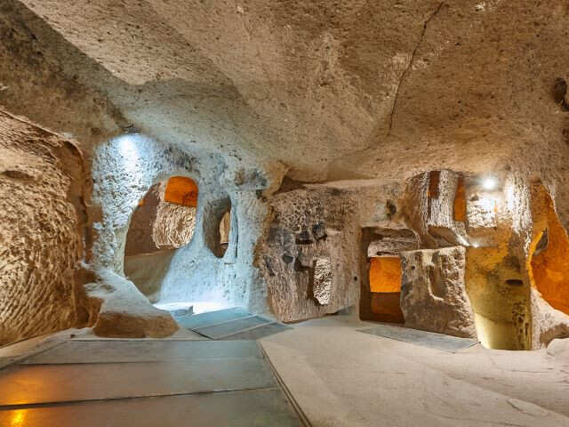 The Ancient Underground City of Derinkuyu in Turkey Is 18 Levels Deep