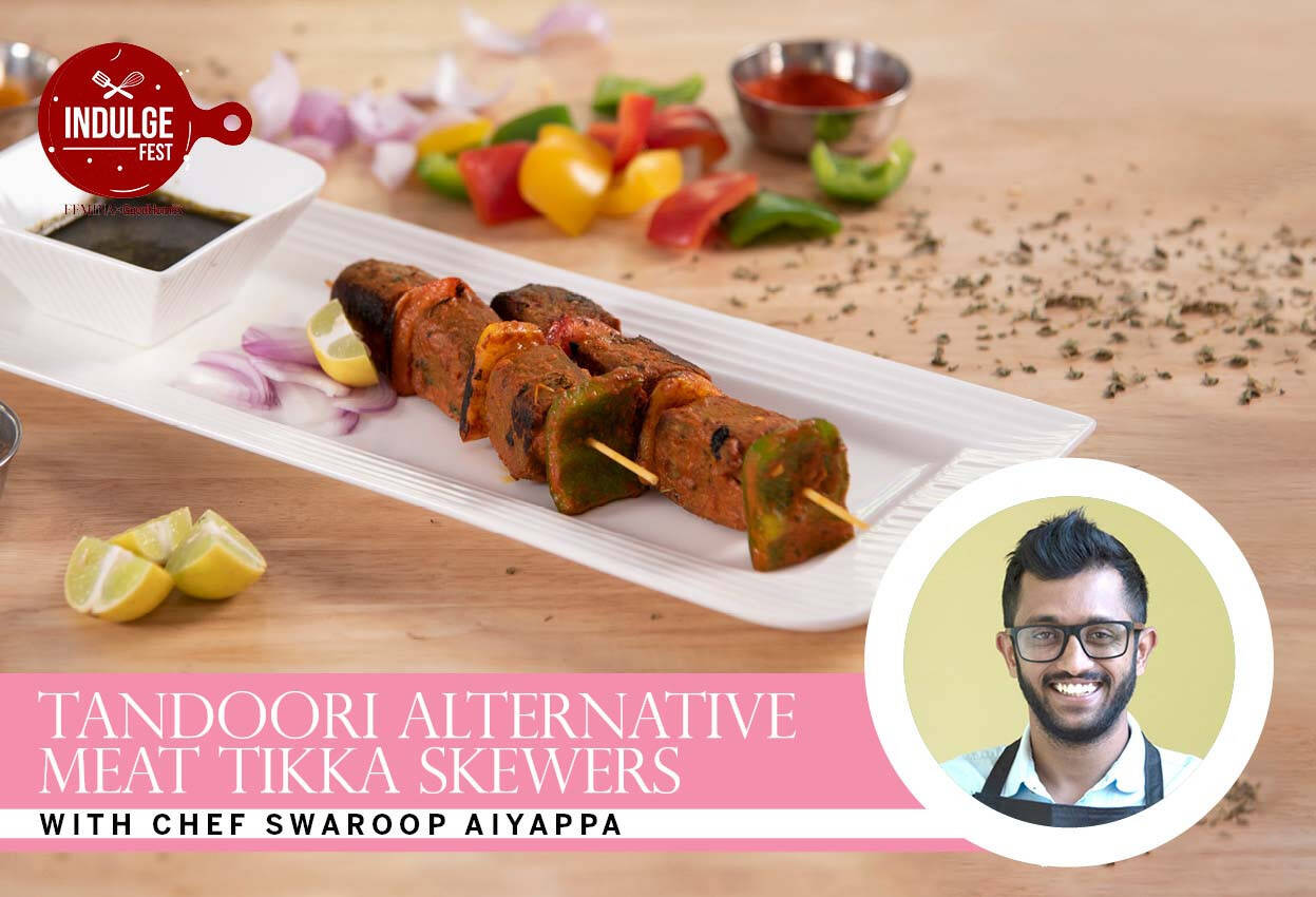 Tandoori Alternative Meat Tikka Skewers with Chef Swaroop Aiyappa